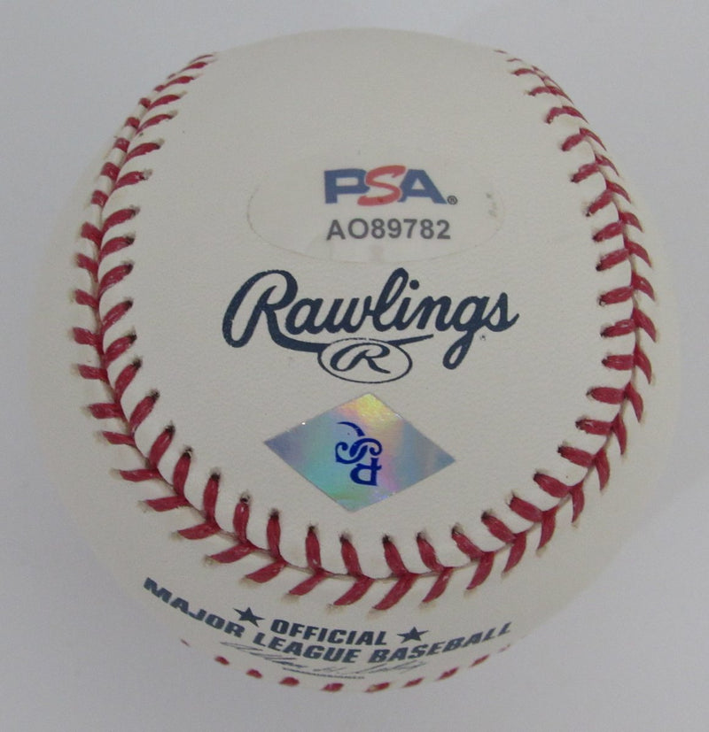 Yogi Berra HOF Signed/Auto OML Baseball New York Yankees PSA/DNA 195755