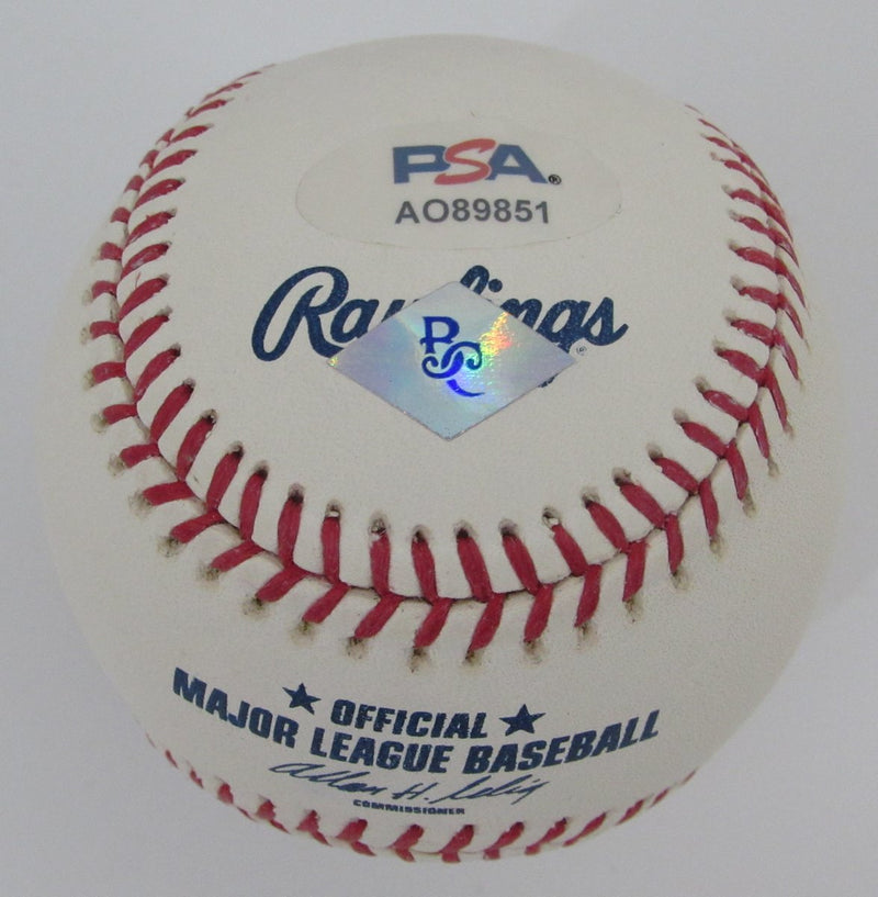 Paul Blair Signed/Inscribed OML Baseball New York Yankees PSA/DNA 195775