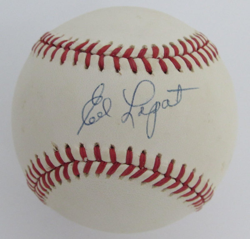 Eddie Lopat Signed/Autographed OAL Baseball New York Yankees PSA/DNA 195780
