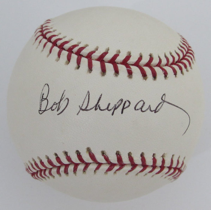 Bob Sheppard Signed/Auto OML Baseball Yankees 100th Anniversary PSA/DNA 195786