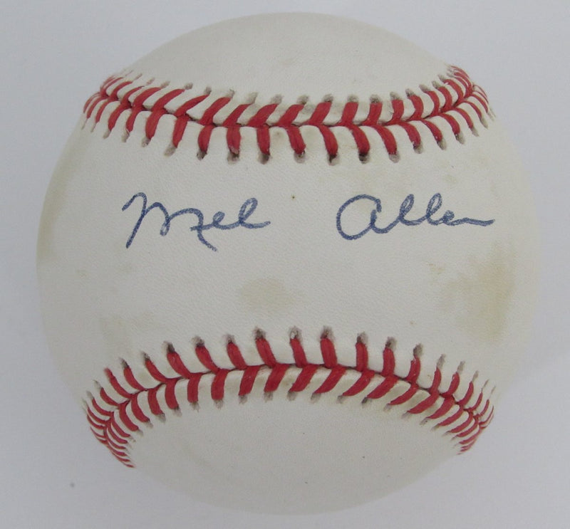 Mel Allen Signed/Autographed OAL Baseball New York Yankees PSA/DNA 195790