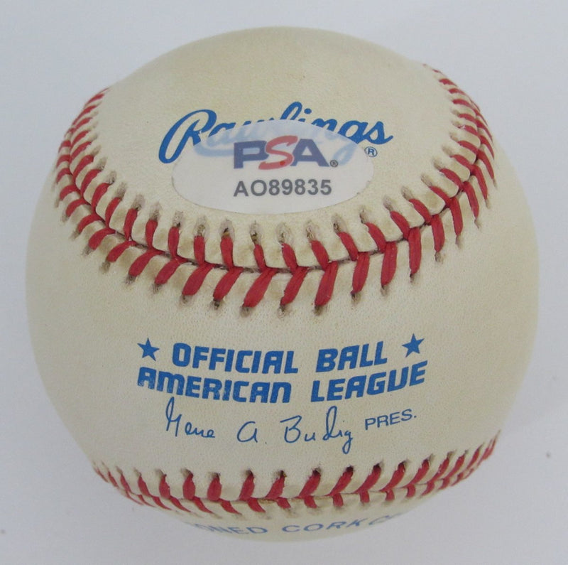 Orlando Hernandez Signed/Inscribed OAL Baseball New York Yankees PSA/DNA 195796