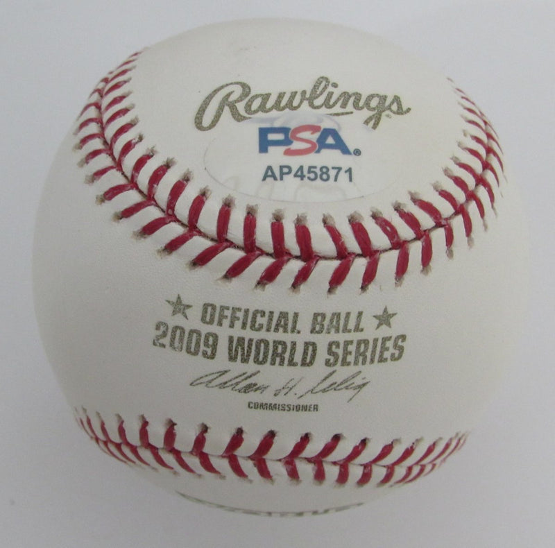 Bob Costas Signed/Auto 2009 World Series Baseball Sportscaster PSA/DNA 195814