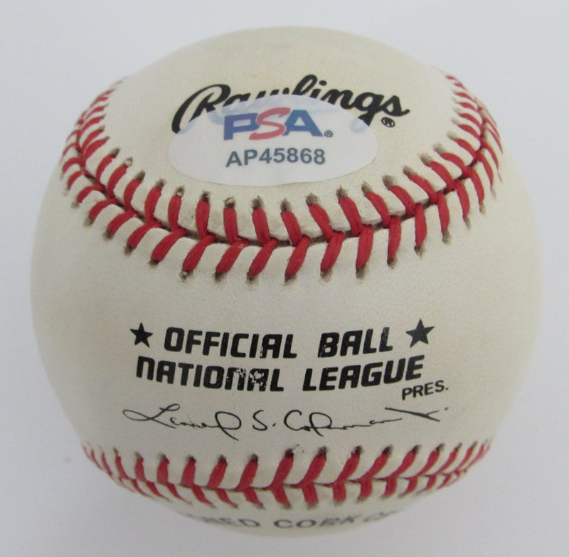 Marty Brennaman Signed/Auto ONL Baseball Sportscaster Reds PSA/DNA 195818