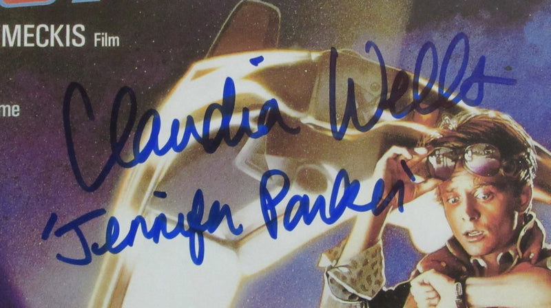 Claudia Wells Signed/Insc 11x17 Movie Poster "Back To The Future" PSA/DNA 195854
