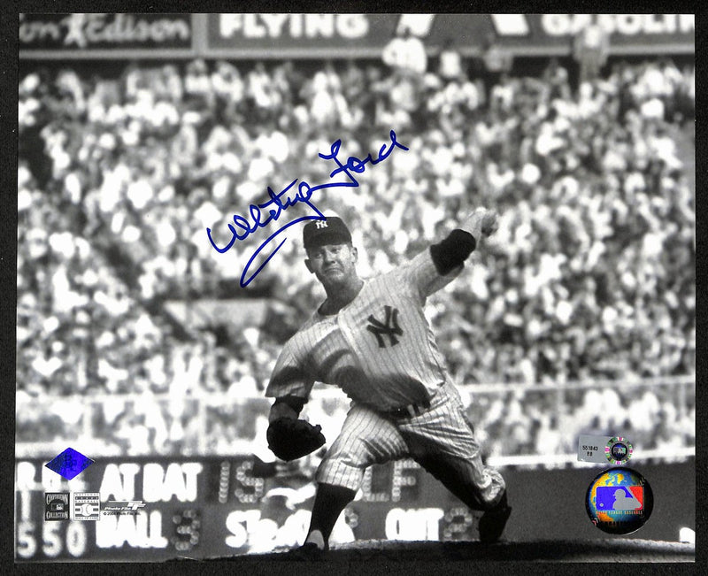 Whitey Ford HOF Signed/Auto 8x10 B/W Photo New York Yankees MLB Holo 195909