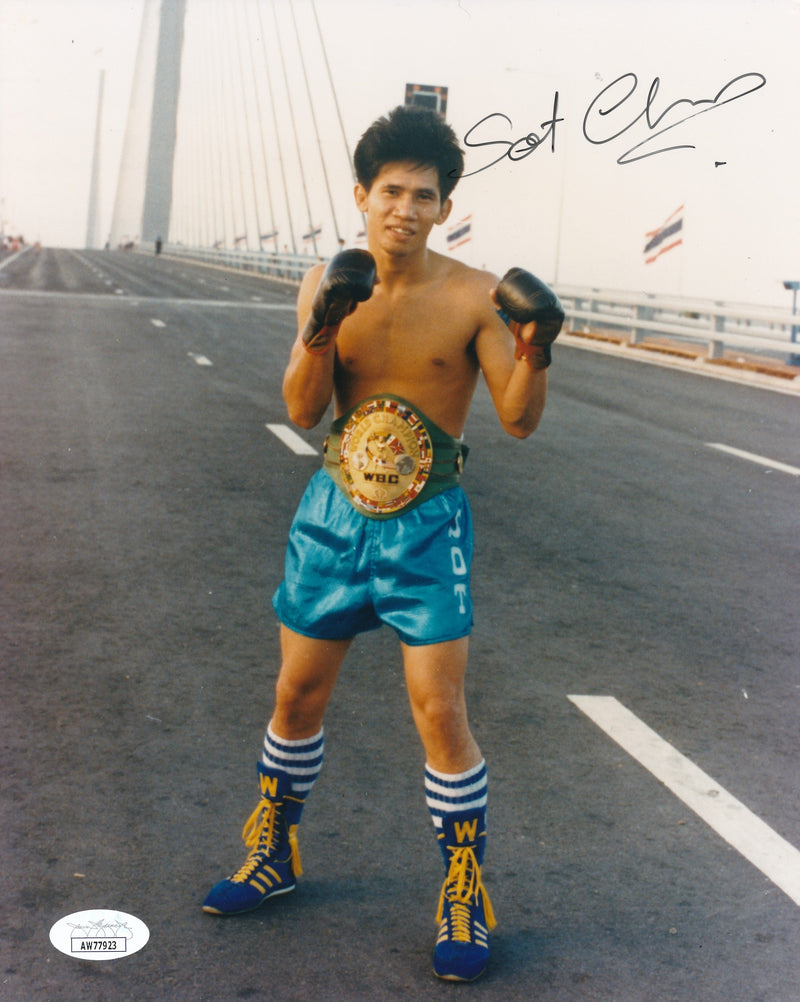 Sot Chitalada Signed/Autographed 8x10 Photo Boxer JSA 197045