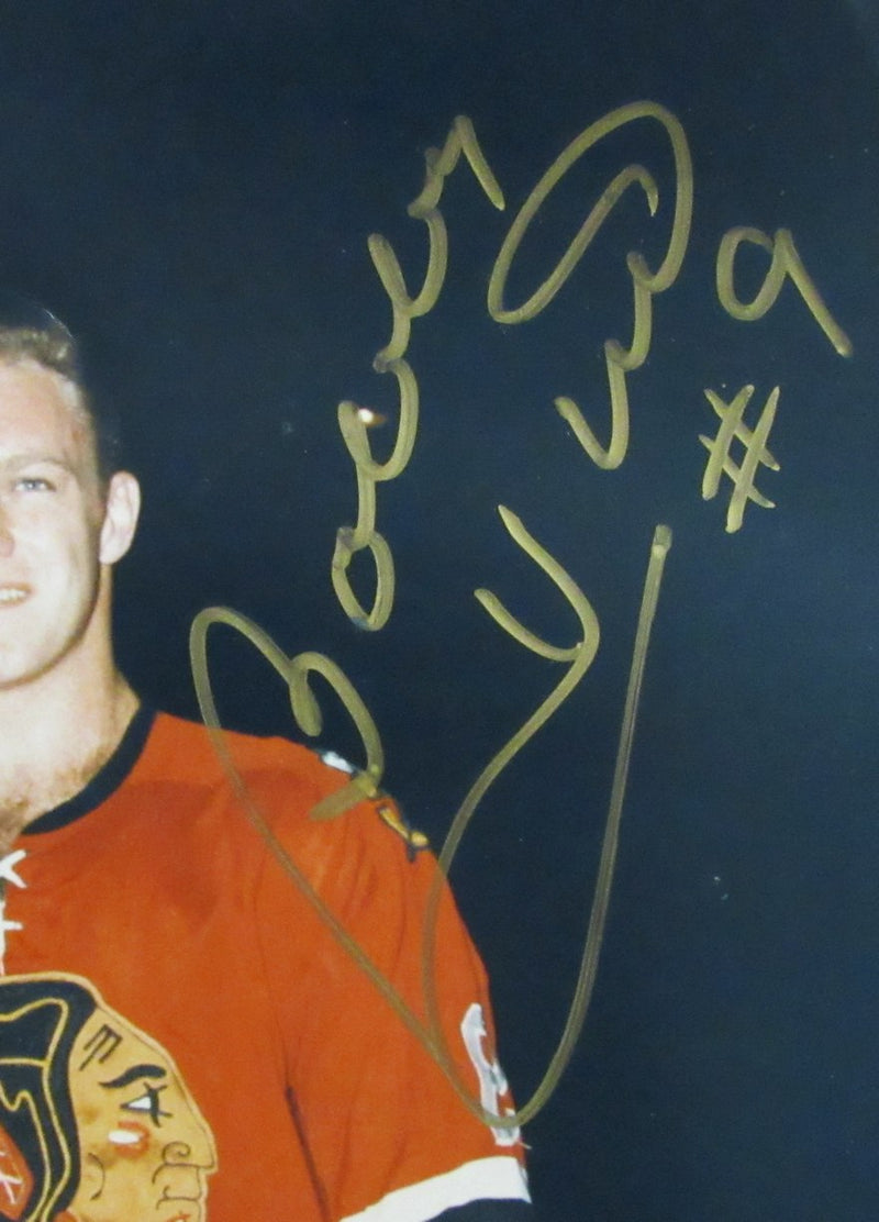 Dennis & Bobby Hull Dual-Signed/Auto 11x14 Photo Chicago Blackhawks JSA 196774