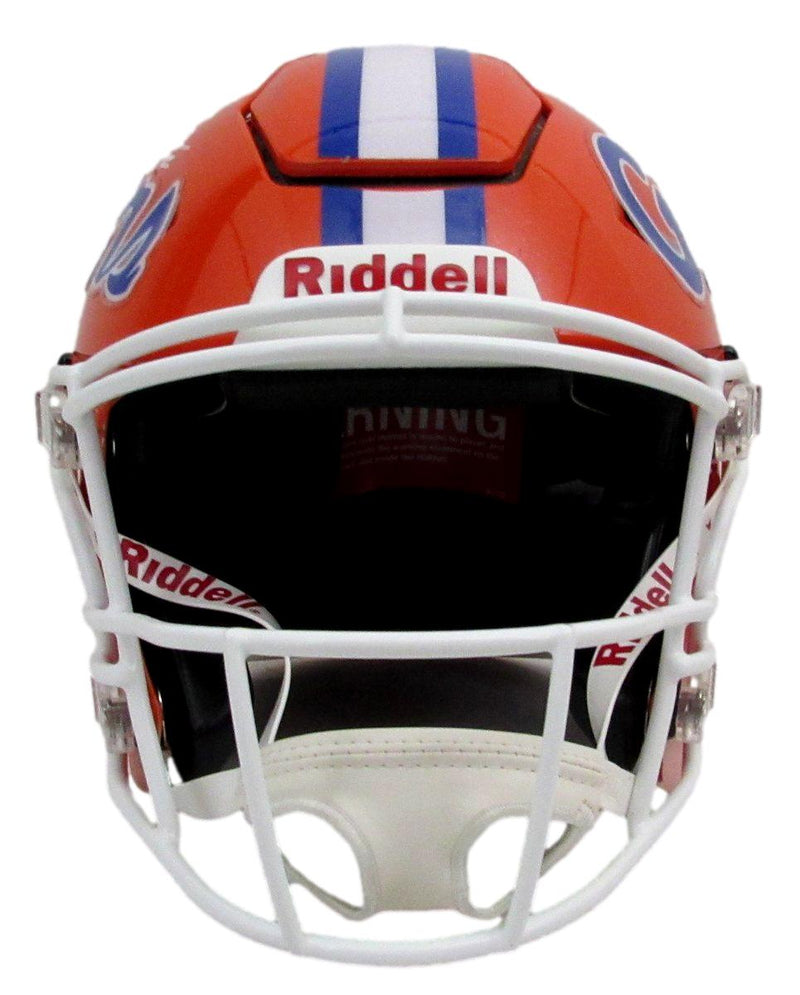 D. J. Lagway Signed Orange Speed Flex Full Size Auth Helmet Florida JSA 197046