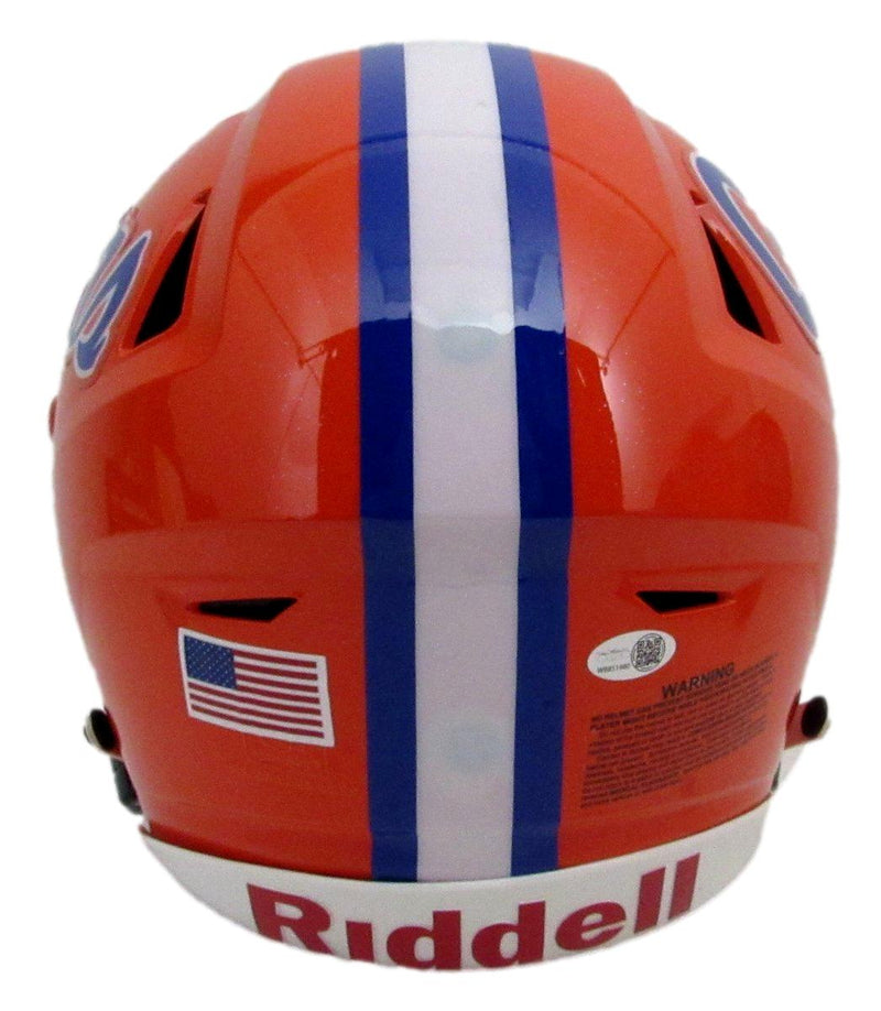 D. J. Lagway Signed Orange Speed Flex Full Size Auth Helmet Florida JSA 197046