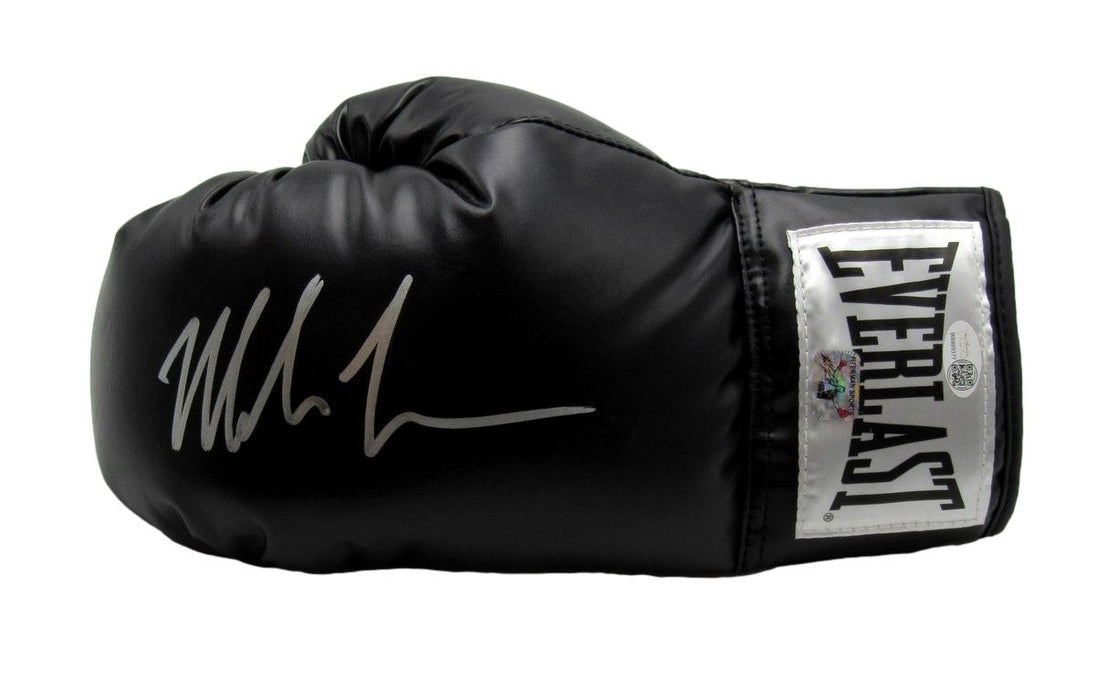 Mike Tyson Boxing Champ Signed/Auto Black Everlast Boxing Glove Left JSA 197308