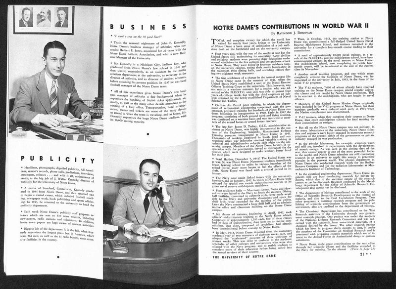1945 Illinois vs Notre Dame Rare Vintage College Football Game Program 194580