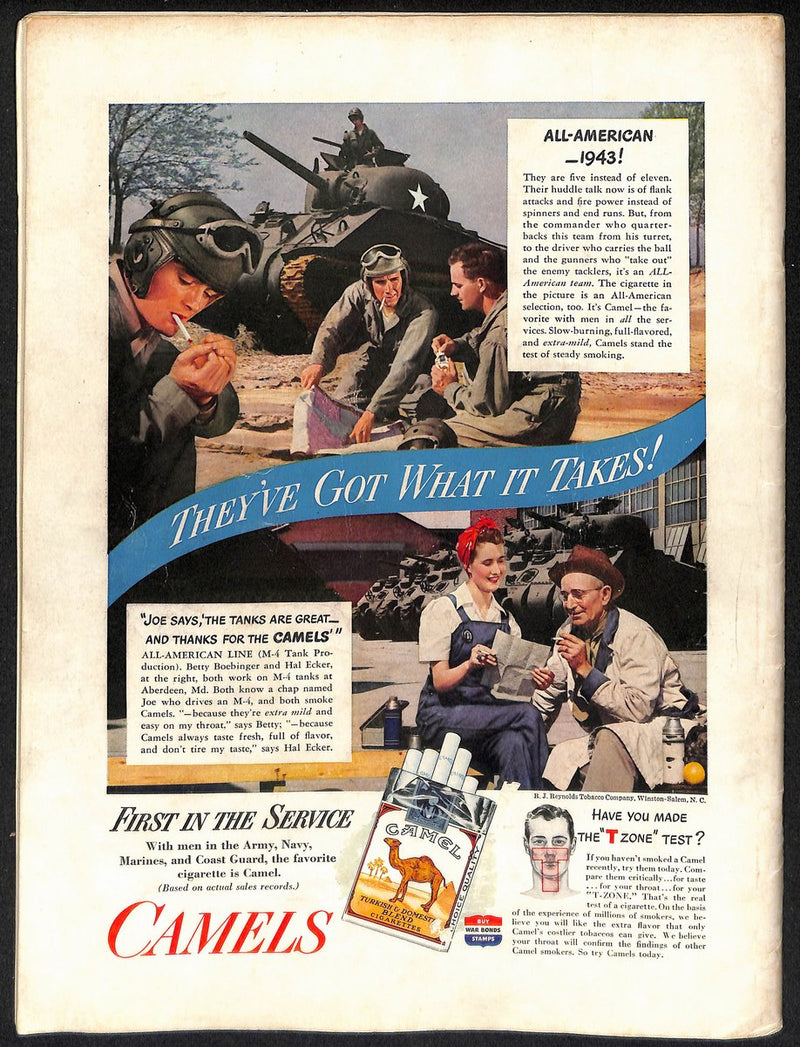 1943 Army vs Notre Dame Vintage College Football Program 196435