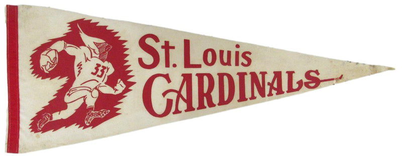 Vintage 1950's St. Louis Cardinals Football Felt Pennant 12x30 196752