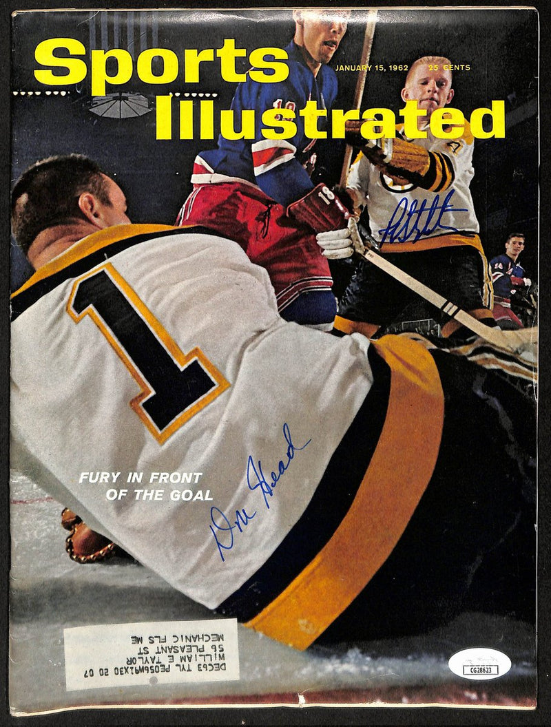 Don Head/Pat Stapleton Boston Bruins  Signed 1962 Sports Illustrated JSA 197256