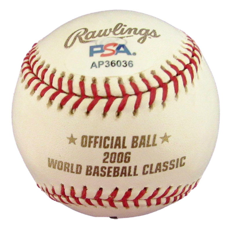 Daisuke Matsuzaka Signed/Auto 2006 WS Baseball Boston Red Sox PSA/DNA 197743