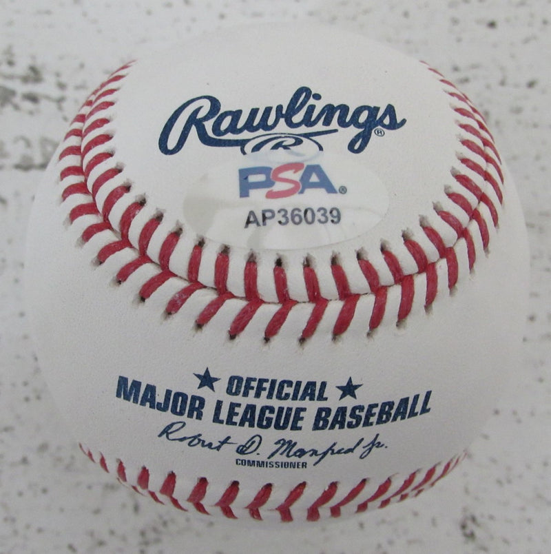 Mike Trout Signed/Autographed OML Baseball Los Angeles Angels PSA/DNA 197774