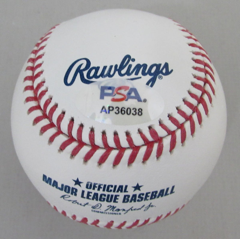 Mike Trout Signed/Autographed OML Baseball Los Angeles Angels PSA/DNA 197775