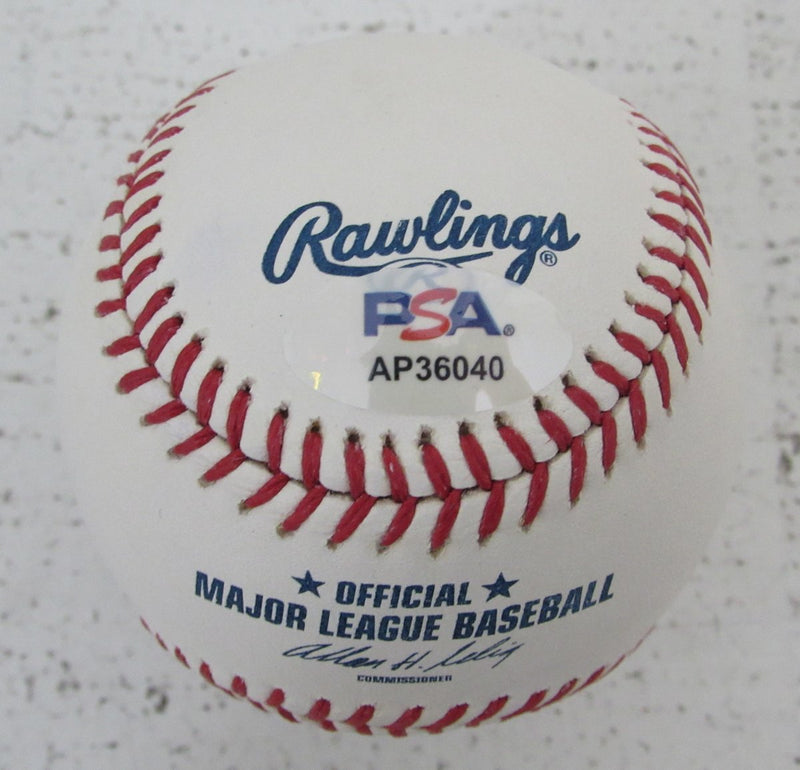 Mike Trout Signed/Autographed OML Baseball Los Angeles Angels PSA/DNA 197776