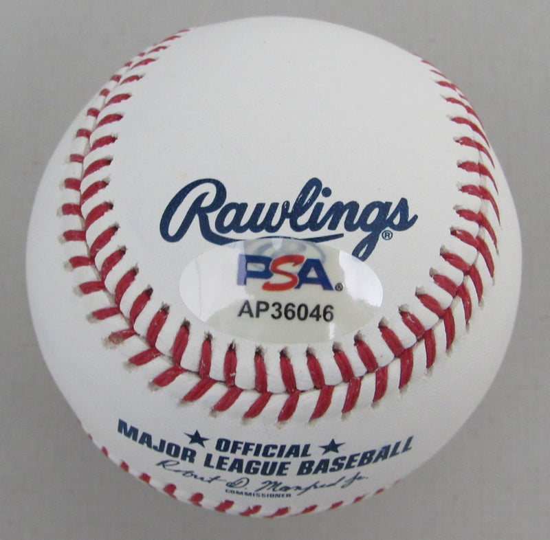 Max Scherzer Signed/Autographed OML Baseball Washington Nationals PSA/DNA 197778
