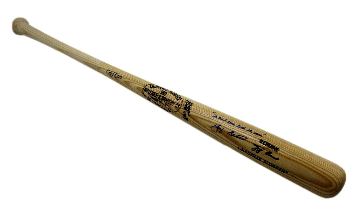 Yogi Berra HOF Yankee Signed/Insc Louisville Slugger Baseball Bat PSA/DNA 197462