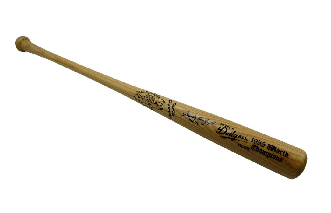 Sandy Koufax HOF Dodgers Signed/Inscribed Adirondack Baseball Bat PSA/DNA 197463