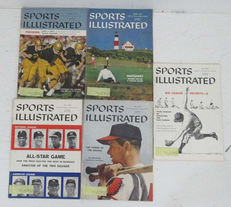 1958 Sports Illustrated Magazine Complete Set (51) Issues  Nantucket 197754