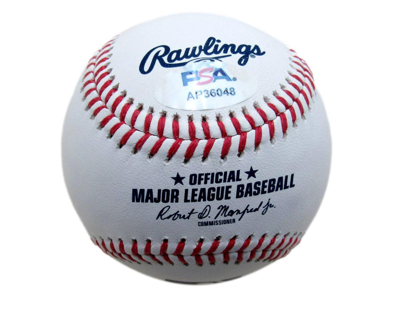 Corey Seager Signed/Autographed OML Baseball Texas Rangers PSA/DNA 197478