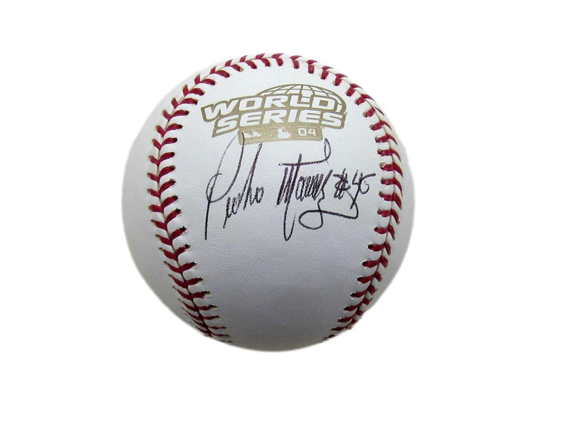Pedro Martinez HOF Signed/Auto 2004 WS Baseball Boston Red Sox PSA/DNA 197485