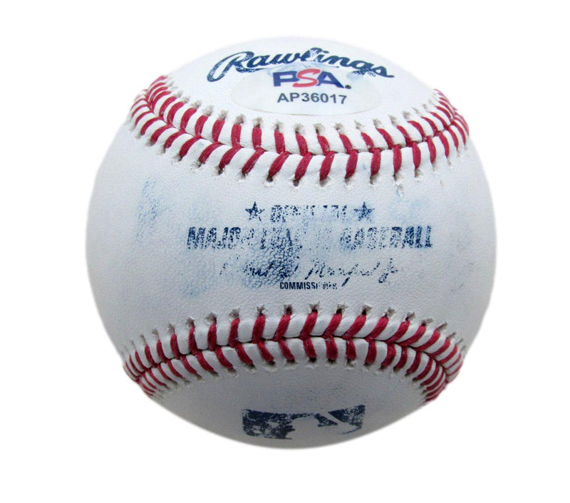 Ronald Acuña Jr. Signed/Autographed OML Baseball Atlanta Braves PSA/DNA 197518