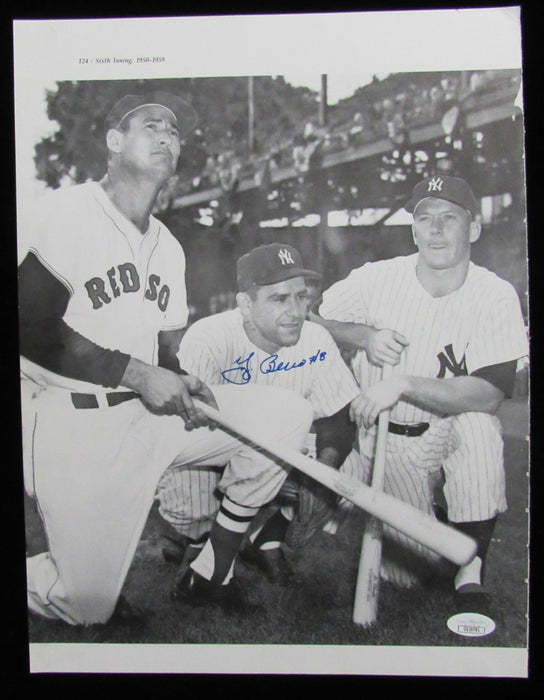 Yogi Berra HOF Signed/Auto 10x14 Magazine Photo New York Yankees JSA 197553
