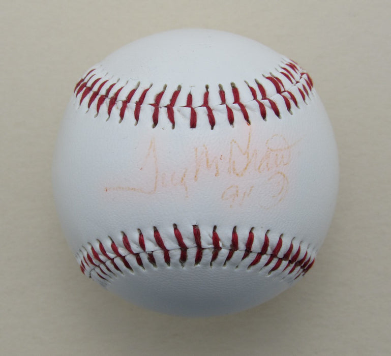 Tug McGraw Signed/Autographed Phillies Logo Baseball 196287