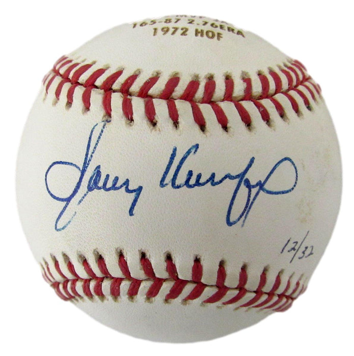 Sandy Koufax HOF Signed/Auto OAL Baseball w/ Stats LA Dodgers JSA LOA 198903