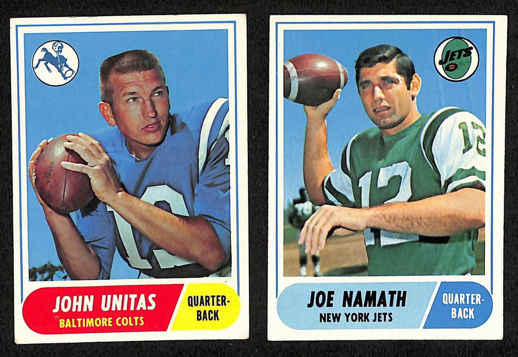 1968 Topps Football Card Complete Set (1-219) Griese Starr Unitas Sayers 198573