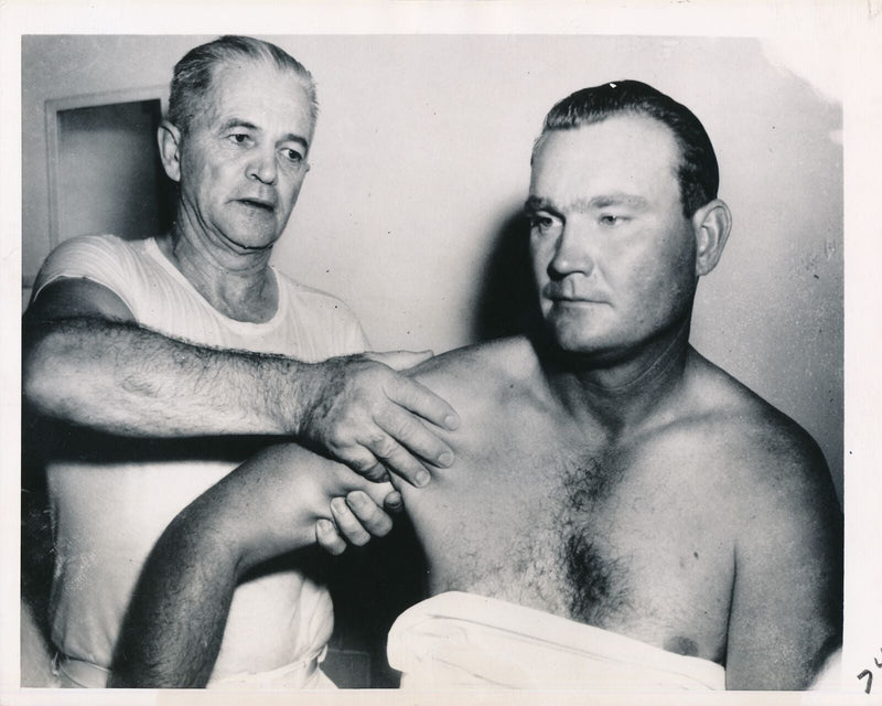 Johnny Mize HOF 6x8 B/W 1949 Press Wire Photo New York Giants