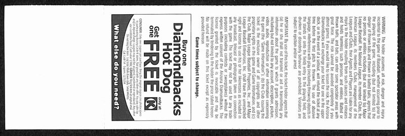 Barry Bonds 3 Walks 1st to Walk 200 Times Full Ticket Giants 9/11/2004 187537