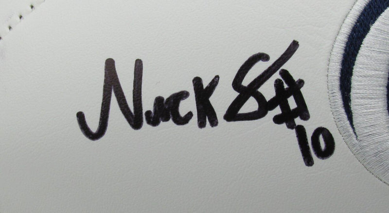 Nick Singleton Autographed/Inscribed Penn State Logo Football Fanatics 177585