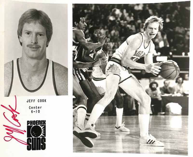 Jeff Cook Suns Vintage Team Issued Signed/Auto 8x10 Photo 189086