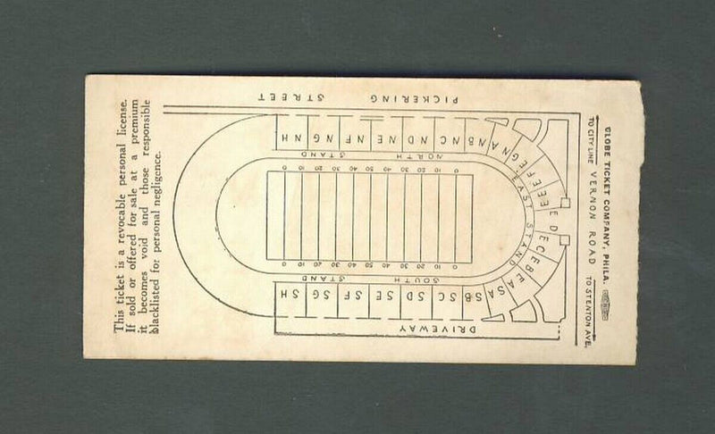 Temple Owls Football Ticket Stub 10/20/1962 vs. Buffalo 142244