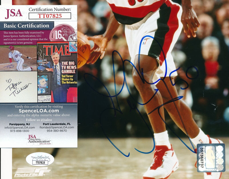 Greg Anthony Portland Trail Blazers Signed/Autographed 8x10 Photo JSA 164683
