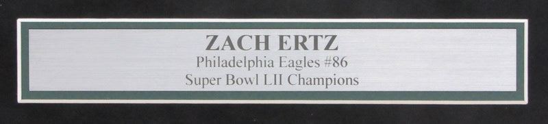 Zach Ertz Eagles Signed/Autographed SB LII Photo Collage Framed JSA 147562