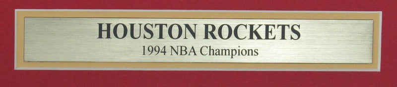 Houston Rockets 94 NBA Champs Houston Chronicle Newspaper Framed 166040