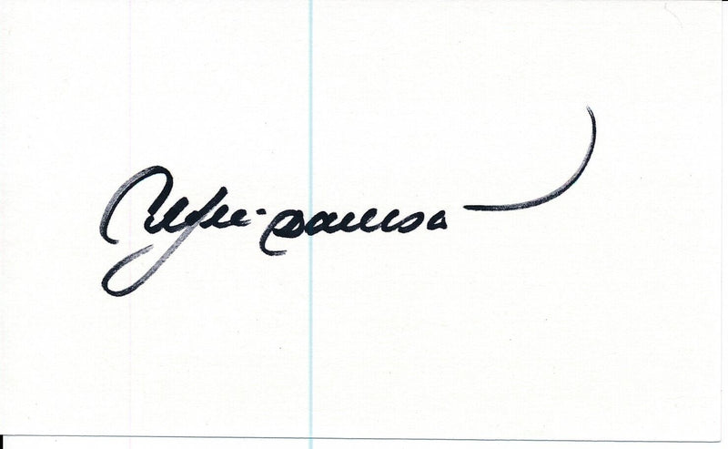 Andre Dawson HOF Montreal Expos Signed/Autographed 3x5 Index Card 163942