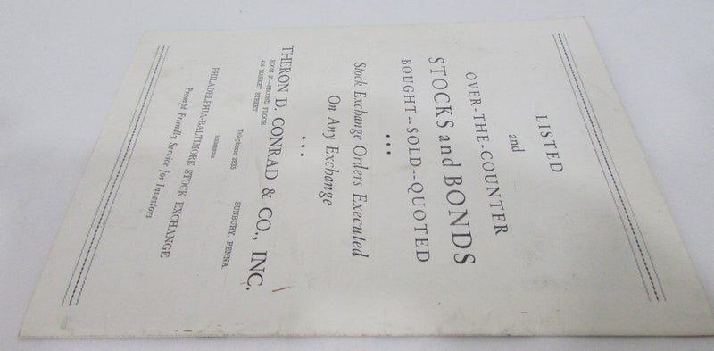10/28/1950 Susquehanna University Vs. City College of New York Football Program