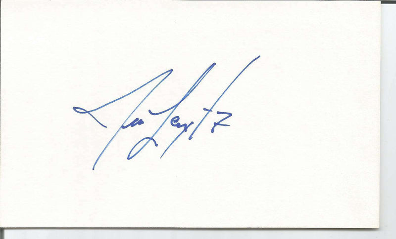 Jim Leyritz New York Yankees Signed/Autographed 3x5 Index Card 150433