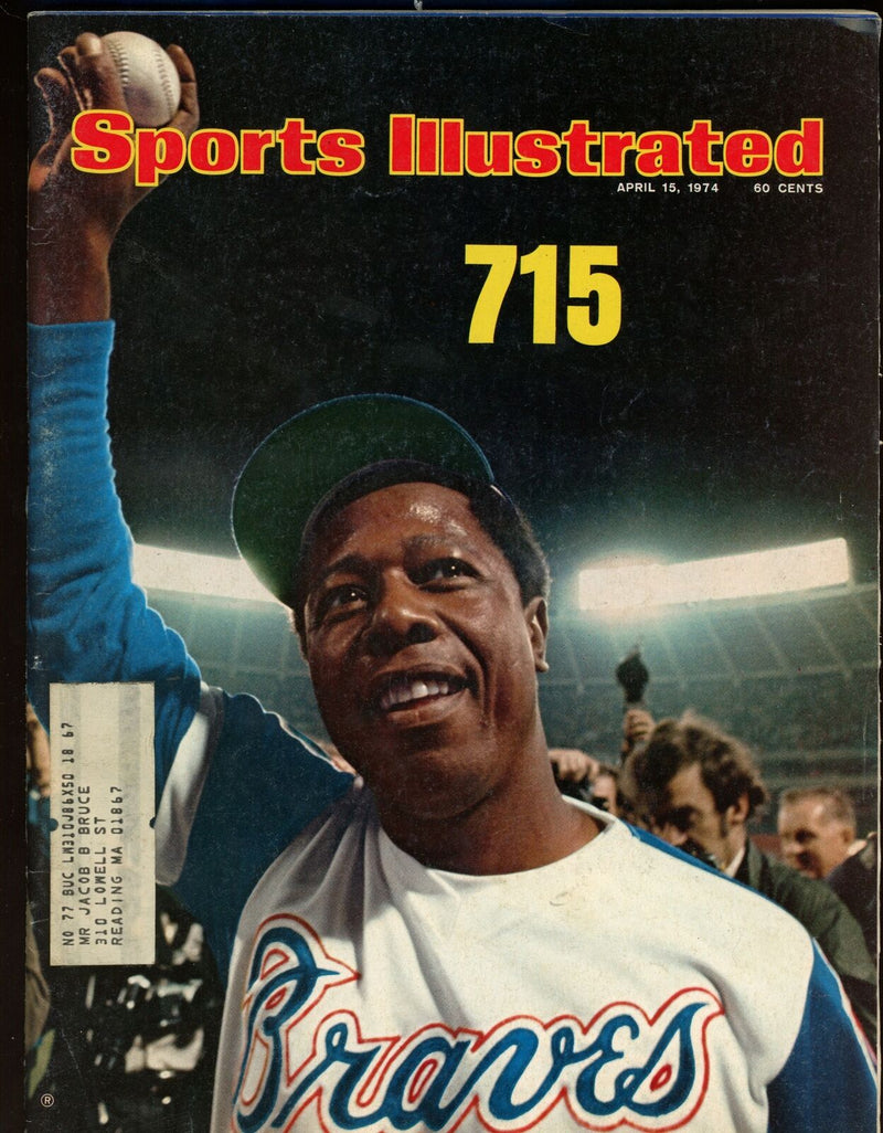 April 15, 1974 Sports Illustrated Magazine Hank Aaron Atlanta Braves 177640