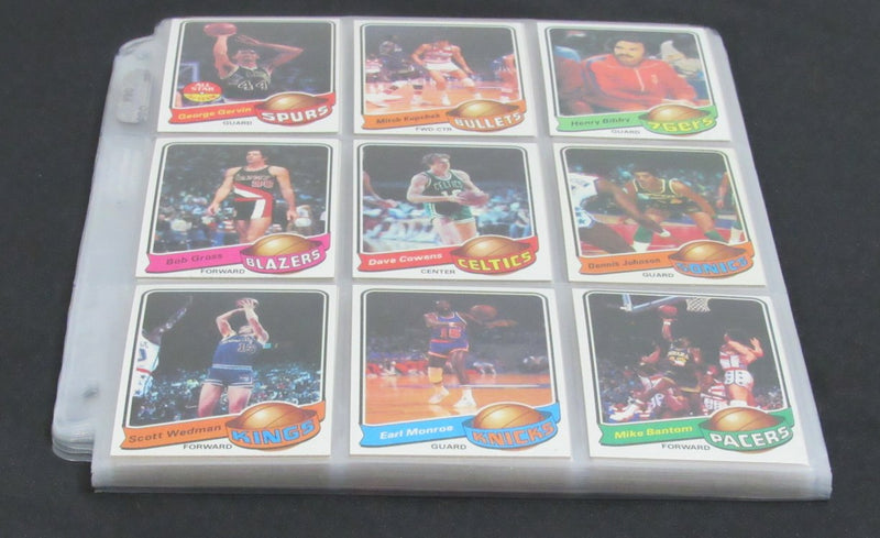 1979-80 TOPPS Basketball Complete Set (132) Erving Maravich Abdul-Jabbar 190308