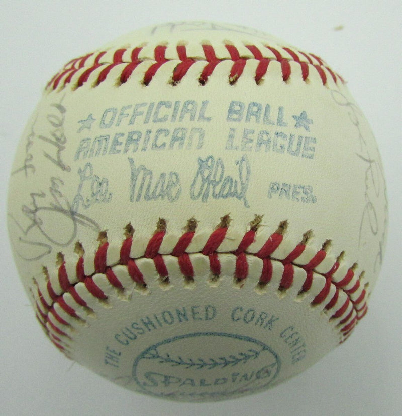 1975 Oakland A's Team Signed by 26 OAL Baseball Dark Williams HOF 149804