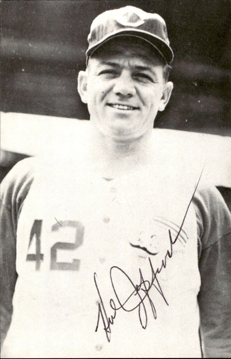 Hal Jeffcoat Reds d. 2007 Signed/Autographed 3x5  Photo 178481