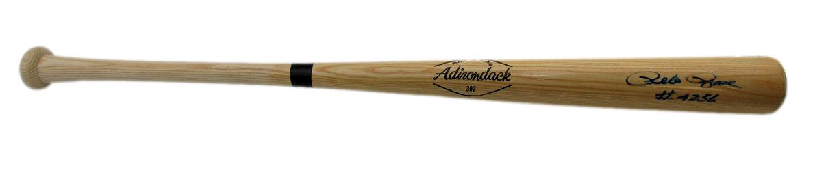 Pete Rose Signed/Inscribed Adirondack Baseball Bat Cincinnati Reds JSA 186121
